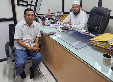 Ekta Education & Charitable Trust | Godhra, Gujarat| પંચમહાલ જિલ્લાના જિલ્લા વિકાસ અધિકારીશ્રી (D.D.O.) ડી.કે.બારીયા સાહેબે એકતા હાઉસની આકસ્મિક શુભેચ્છા મુલાકાત લીધી હતી