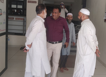 Ekta Education & Charitable Trust | Godhra, Gujarat| ગોધરા નગરપાલિકાના વોર્ડ નંબર 10 ના કાઉન્સિલર શ્રી જલાલુદ્દીન સૈયદ અને પાલિકા પ્રમુખશ્રી જયેશ ચૌહાણ એકતા હાઉસની શુભેચ્છા મુલાકાત લઈ